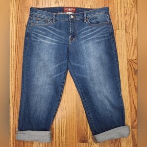 Lucky Brand Sweet N Crop Jeans Womens 10/30 Cropped Blue Denim